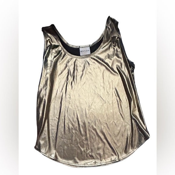 🌟VTG! BENTLEY! GOLD LAME TOP!!🌟 RARE!!!! ULTRA COOL VTG 70S-80S! DISCO!!⭐️ - Picture 13 of 16
